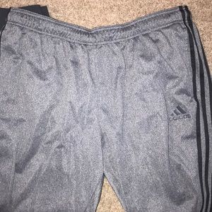 Grey adidas joggers